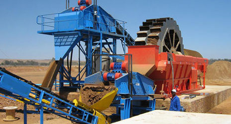 Wet sand making line