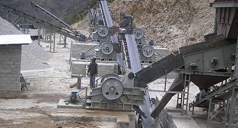 Tin ore crusher plant